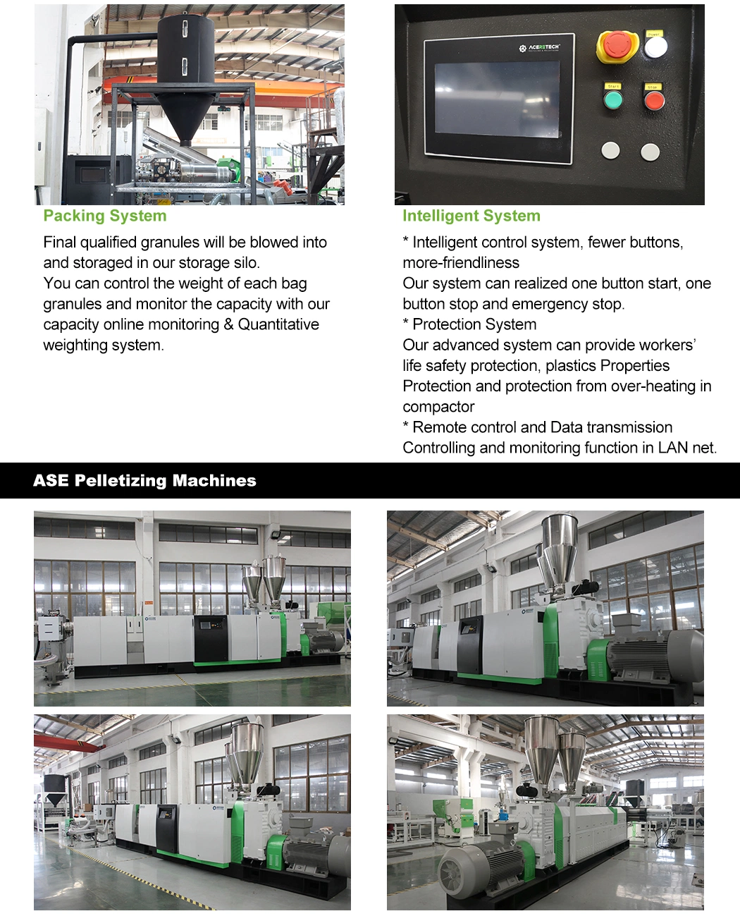 CE ISO Certificates Plastic Granules Cutter Machine for Plastic Recycling