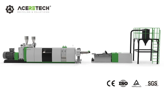 Granule chaud de coupe de refroidissement par vent de protection de l'environnement faisant la machine